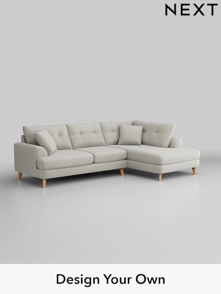 Plush Chenille/Oyster Parker Buttoned Back (W44719) | £2,325