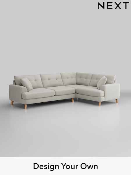 Plush Chenille/Oyster Parker Buttoned Back (W44719) | £2,475