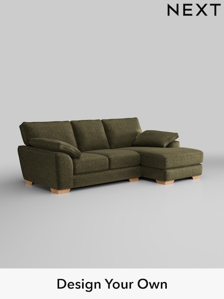 Plush Chenille/Moss Green Stamford Grand Relaxed Sit (W44721) | £2,275