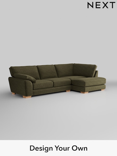 Plush Chenille/Moss Green Stamford Grand Relaxed Sit (W44721) | £2,525