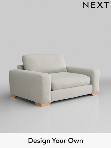 Plush Chenille/Oyster Houghton Deep Relaxed Sit (W44722) | £1,225