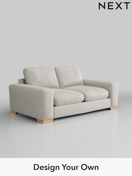 Plush Chenille/Oyster Houghton Deep Relaxed Sit (W44722) | £1,325