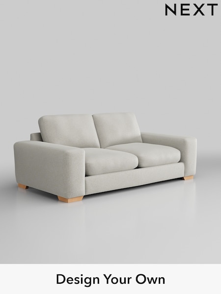 Plush Chenille/Oyster Houghton Deep Relaxed Sit (W44722) | £1,425