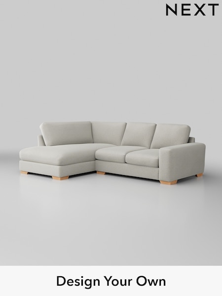 Plush Chenille/Oyster Houghton Deep Relaxed Sit (W44722) | £2,150