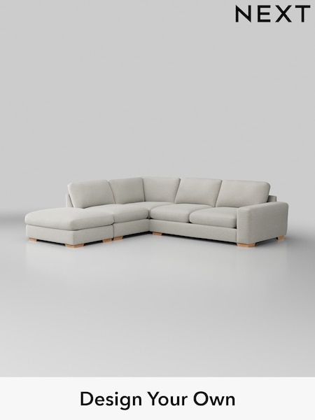 Plush Chenille/Oyster Houghton Deep Relaxed Sit (W44722) | £2,675