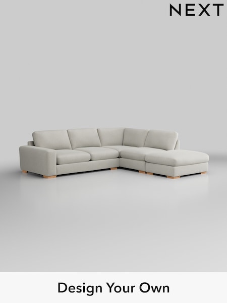 Plush Chenille/Oyster Houghton Deep Relaxed Sit (W44722) | £2,675