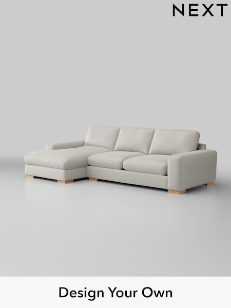 Plush Chenille/Oyster Houghton Deep Sit (W44727) | £2,250