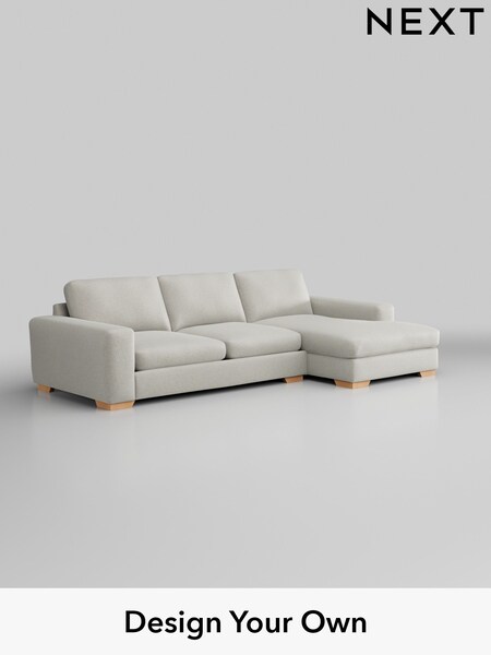 Plush Chenille/Oyster Houghton Deep Sit (W44727) | £2,250