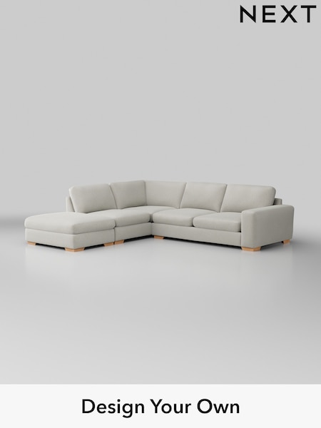 Plush Chenille/Oyster Houghton Deep Sit (W44727) | £2,599