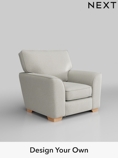 Plush Chenille/Oyster Stamford Grand Relaxed Sit (W44732) | £799
