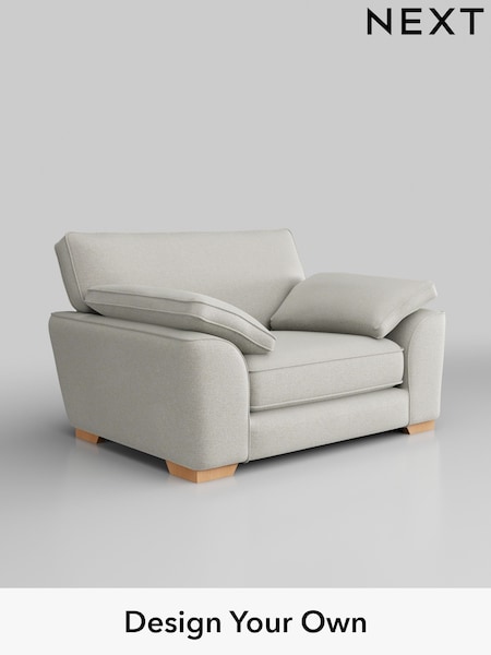 Plush Chenille/Oyster Stamford Grand Relaxed Sit (W44732) | £1,299