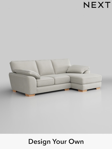 Plush Chenille/Oyster Stamford Grand Relaxed Sit (W44732) | £2,275