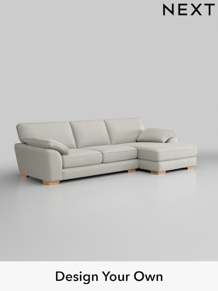 Plush Chenille/Oyster Stamford Grand Relaxed Sit (W44732) | £2,550