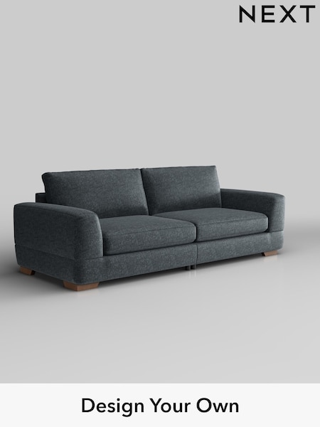 Plush Chenille/Slate Blue Clayton (W44738) | £1,425