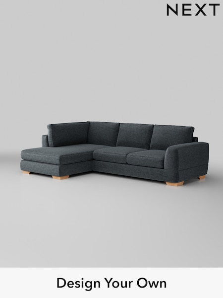 Plush Chenille/Slate Blue Clayton (W44738) | £1,825