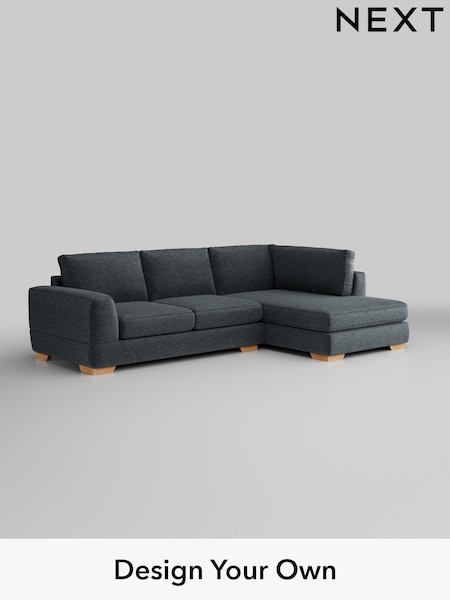 Plush Chenille/Slate Blue Clayton (W44738) | £1,825