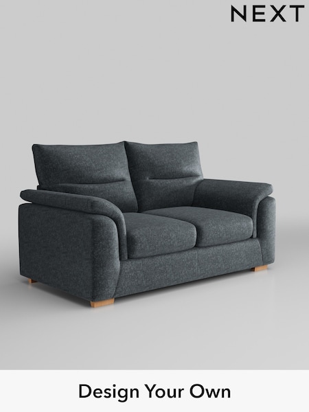Plush Chenille/Slate Blue Hayden Highback (W44750) | £1,125