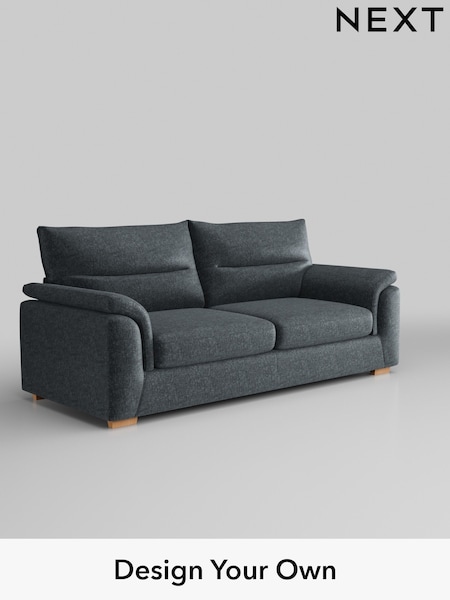 Plush Chenille/Slate Blue Hayden Highback (W44750) | £1,325