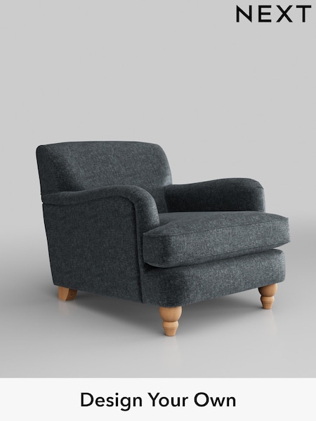 Plush Chenille/Slate Blue Lilly Ii (W44751) | £650