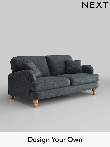 Plush Chenille/Slate Blue Lilly Ii (W44751) | £950