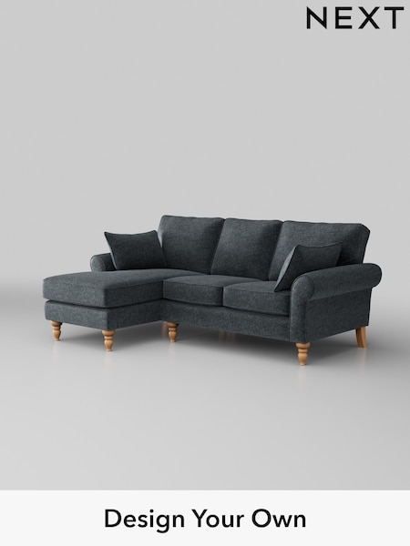 Plush Chenille/Slate Blue Mallory (W44752) | £1,475
