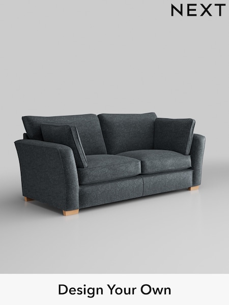 Plush Chenille/Slate Blue Heath Highback (W44753) | £1,325