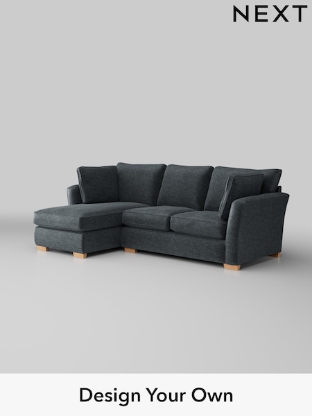 Plush Chenille/Slate Blue Heath Highback (W44753) | £1,899