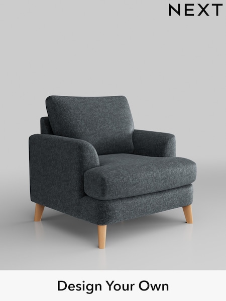 Plush Chenille/Slate Blue Parker (W44754) | £875