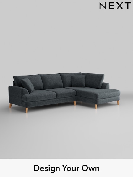 Plush Chenille/Slate Blue Parker (W44754) | £2,250