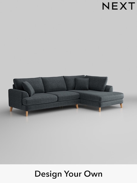 Plush Chenille/Slate Blue Parker (W44754) | £2,350