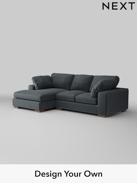 Plush Chenille/Slate Blue N Premium The Snuggle Grand (W44757) | £2,575