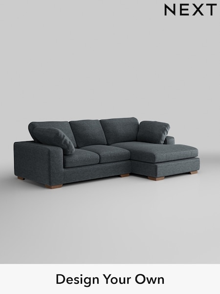 Plush Chenille/Slate Blue N Premium The Snuggle Grand (W44757) | £2,575