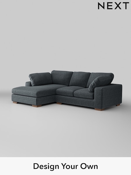 Plush Chenille/Slate Blue N Premium The Snuggle Grand (W44757) | £2,650