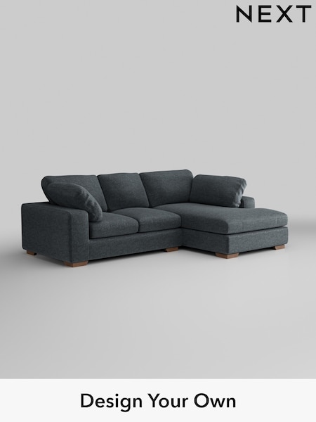 Plush Chenille/Slate Blue N Premium The Snuggle Grand (W44757) | £2,650