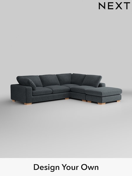 Plush Chenille/Slate Blue N Premium The Snuggle Grand (W44757) | £3,499