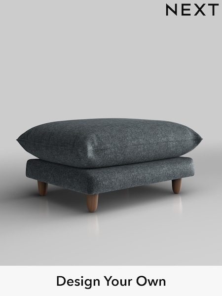 Plush Chenille/Slate Blue Noa Deep Relaxed Sit (W44759) | £525