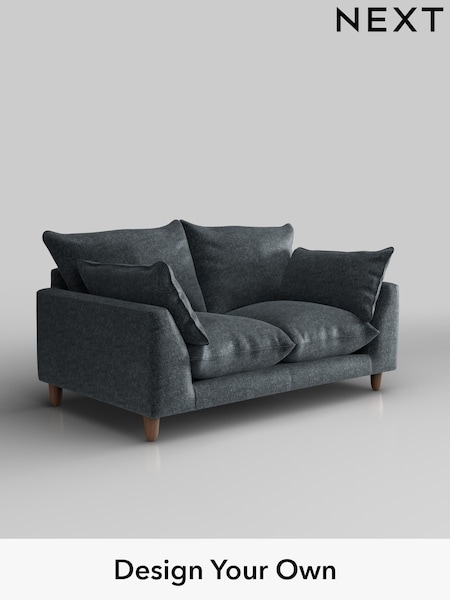 Plush Chenille/Slate Blue Noa Deep Relaxed Sit (W44759) | £1,075