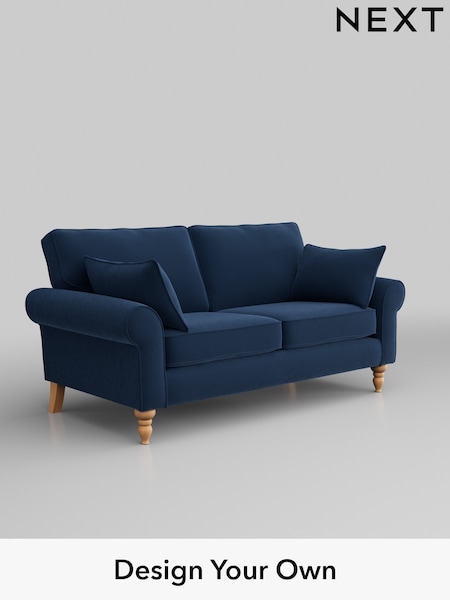 Plush Velvet Easy Clean/Airforce Blue Mallory (W44766) | £899