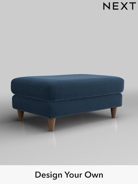Plush Velvet Easy Clean/Airforce Blue Hartley Relaxed Sit (W44769) | £425