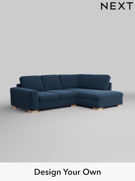 Plush Velvet Easy Clean/Airforce Blue Houghton Deep Sit (W44771) | £2,099