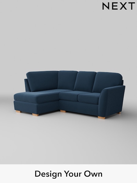 Plush Velvet Easy Clean/Airforce Blue Malvern (W44775) | £1,350