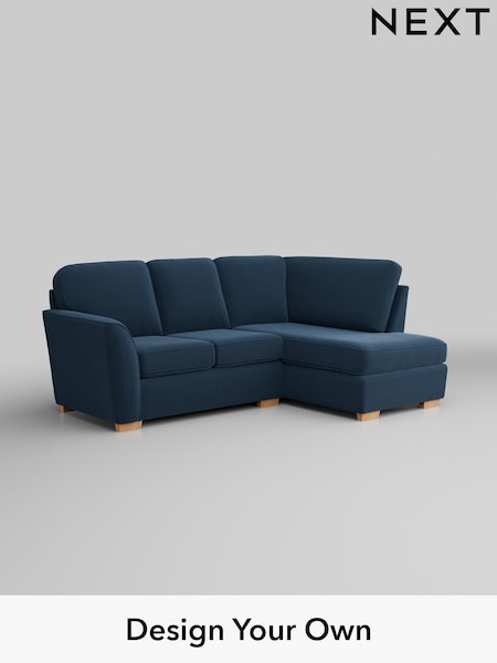 Plush Velvet Easy Clean/Airforce Blue Malvern (W44775) | £1,350
