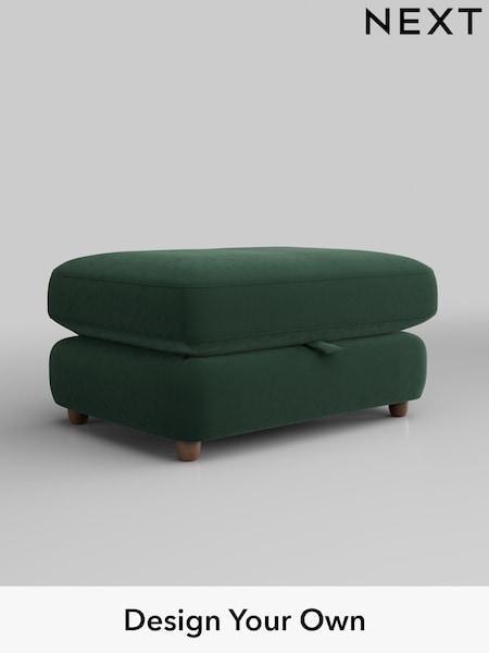 Plush Velvet Easy Clean/Bottle Green Aiden (W44778) | £499