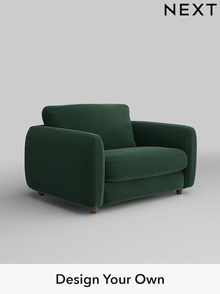Plush Velvet Easy Clean/Bottle Green Aiden (W44778) | £925