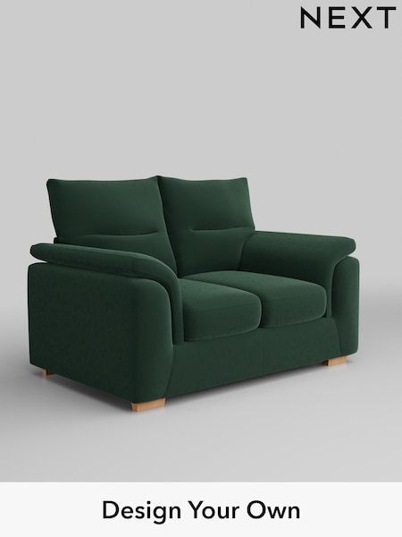Plush Velvet Easy Clean/Bottle Green Hayden Highback (W44780) | £1,025