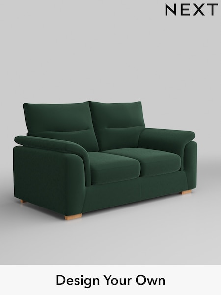 Plush Velvet Easy Clean/Bottle Green Hayden Highback (W44780) | £1,125