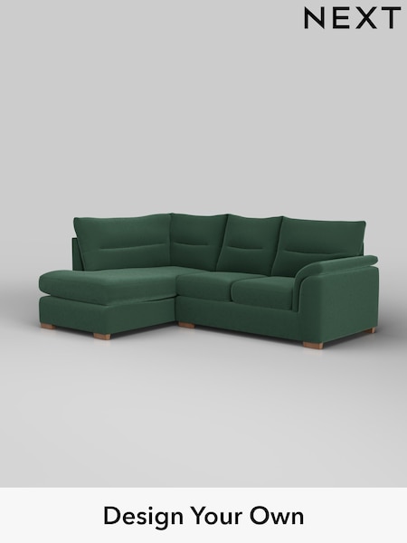 Plush Velvet Easy Clean/Bottle Green Hayden Highback (W44780) | £1,825
