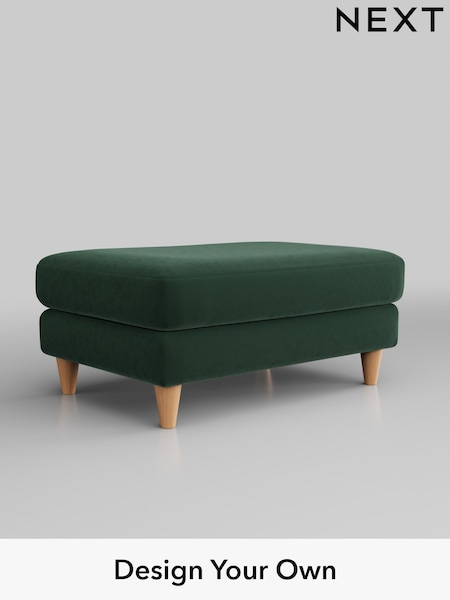 Plush Velvet Easy Clean/Bottle Green Hartley Relaxed Sit (W44781) | £425