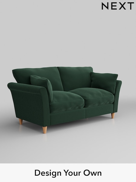 Plush Velvet Easy Clean/Bottle Green Hartley Relaxed Sit (W44781) | £1,175