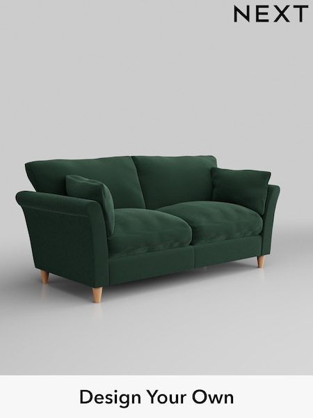 Plush Velvet Easy Clean/Bottle Green Hartley Relaxed Sit (W44781) | £1,275